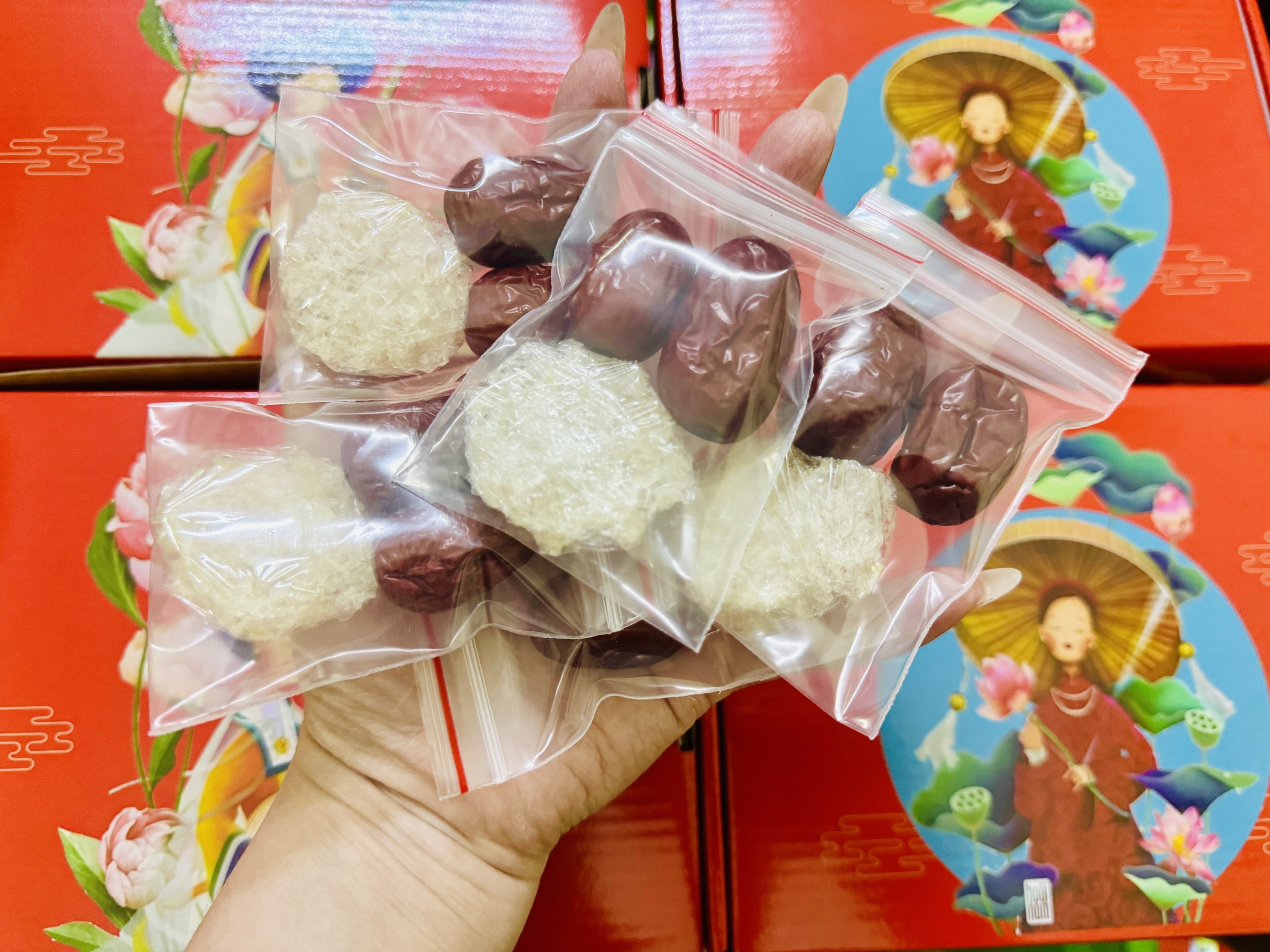 Yến vụn viên tinh chế